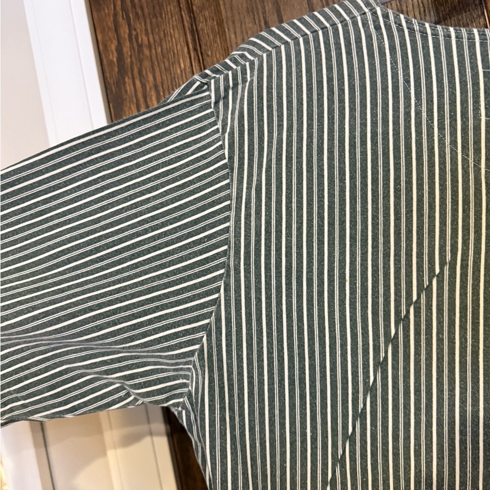 Vintage Abercrombie & Fitch Striped Long Sleeve Henley Top Like New! - Picture 8 of 8